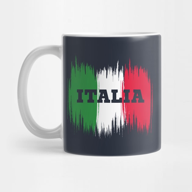 Italia, Flag of Italy by E.S. Creative